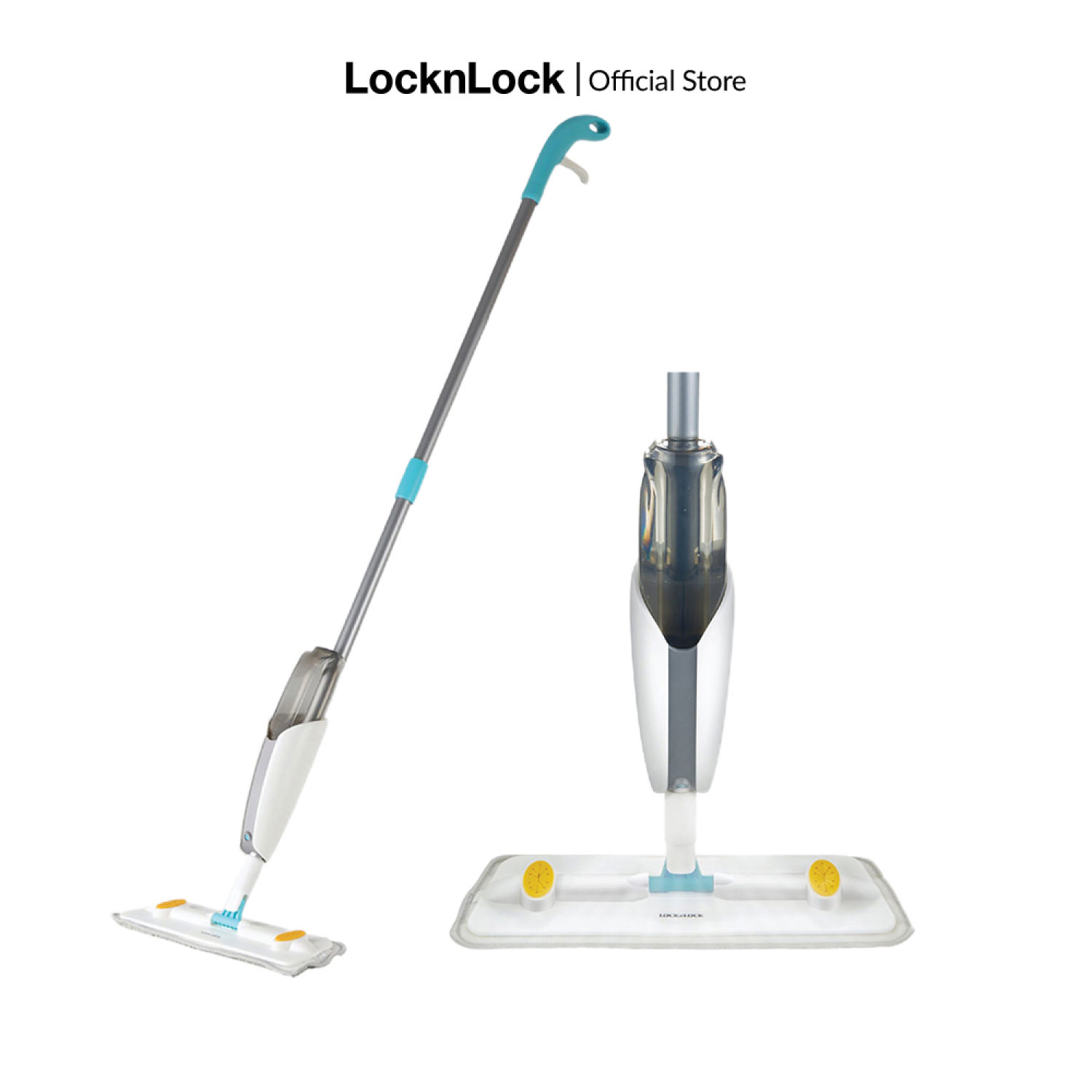 Cây lau nhà giá rẻ, cây lau nhà đẹp, cây lau chùi nhà, cây lau sàn nhà, cây lau nhà thông minh, cây lau nhà lock&lock dạng đứng xịt nước etm461 ứng dụng công nghệ hơi nước hiện đại cấu tạo chắc chắn sử dụng dễ dàng bền bỉ