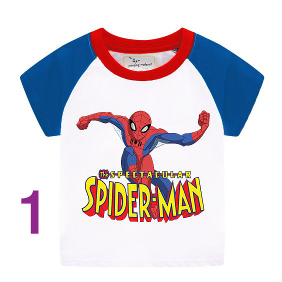 Áo phông cho bé mẫu SPIDER MAN