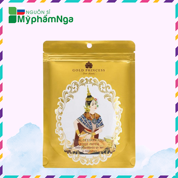 Miếng dán thải độc bàn chân Gold Princess Thái Lan