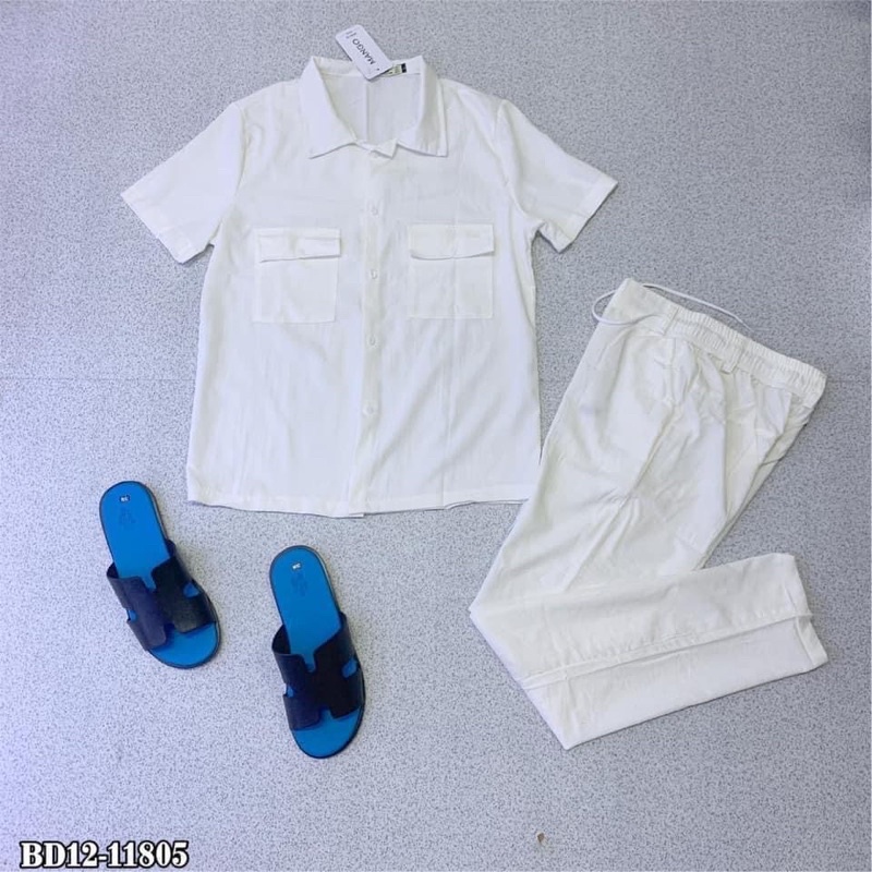 Bộ Đũi Nam Cao Cấp Loại 1 From Dáng Chuẩn(35-80Kg)