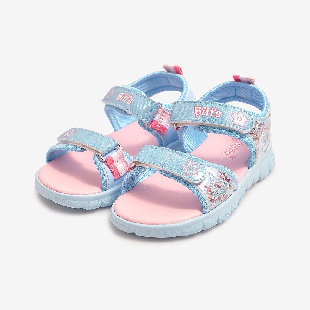 [Hoàn Xu] [SALE GIẢM SỐC] GIÀY SANDAL QUAI HẬU HỌC SINH BÉ GÁI BITI'S EVA PHUN DEG007600 (HỒNG + XANH DƯƠNG) - BITIS