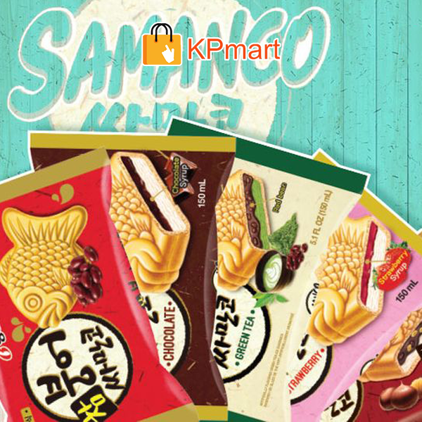 (GIAO HỎA TỐC HCM) Kem bánh cá Hàn Quốc Binggrae Samanco Sandwich 150ML