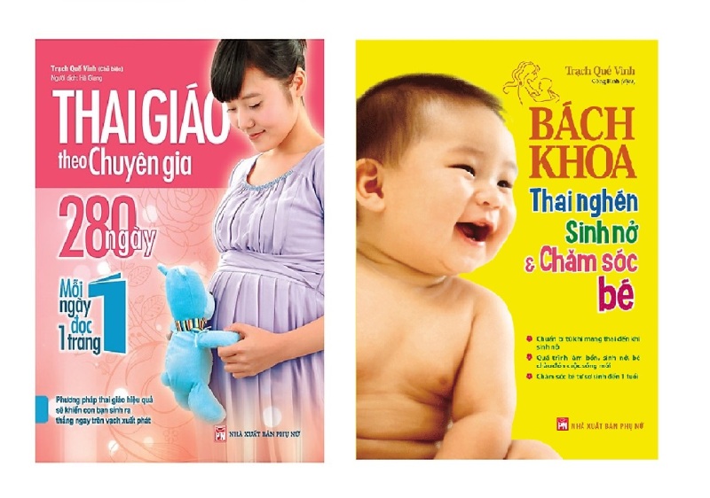 Sách Combo Thai Giáo Theo Chuyên Gia - 280 Ngày - Mỗi Ngày Đọc Một Trang + Bách Khoa Thai Nghén - Sinh Nở Và Chăm Sóc Em Bé  - Mhbooks tặng sổ tay