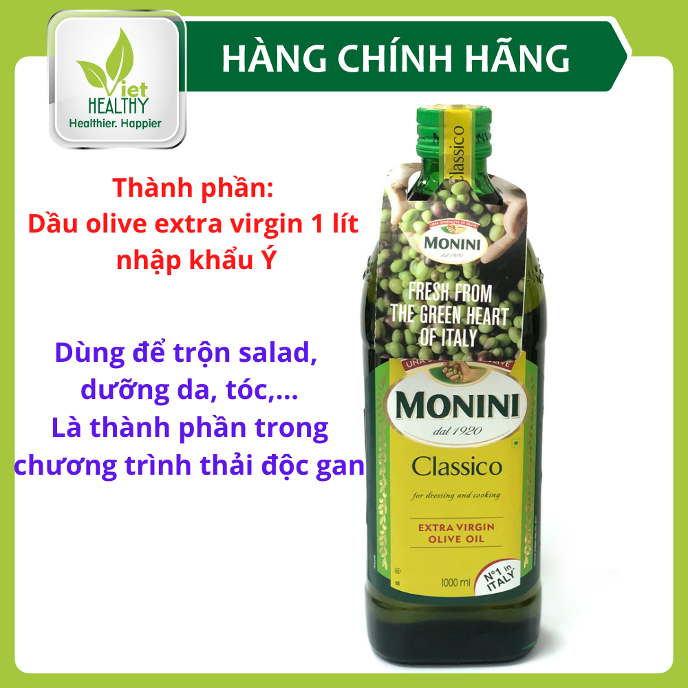 Dầu olive extra virgin Ý 1LIT