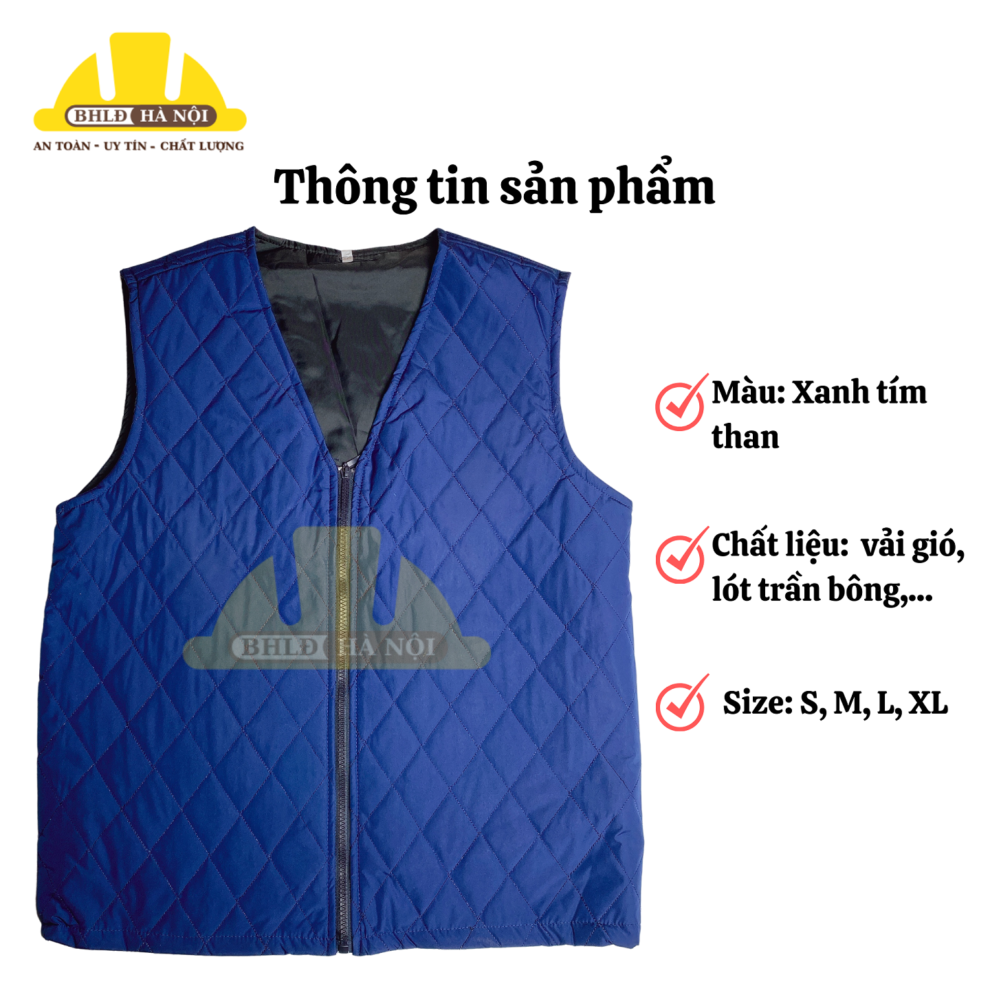 Áo trấn thủ bảo vệ màu tím than