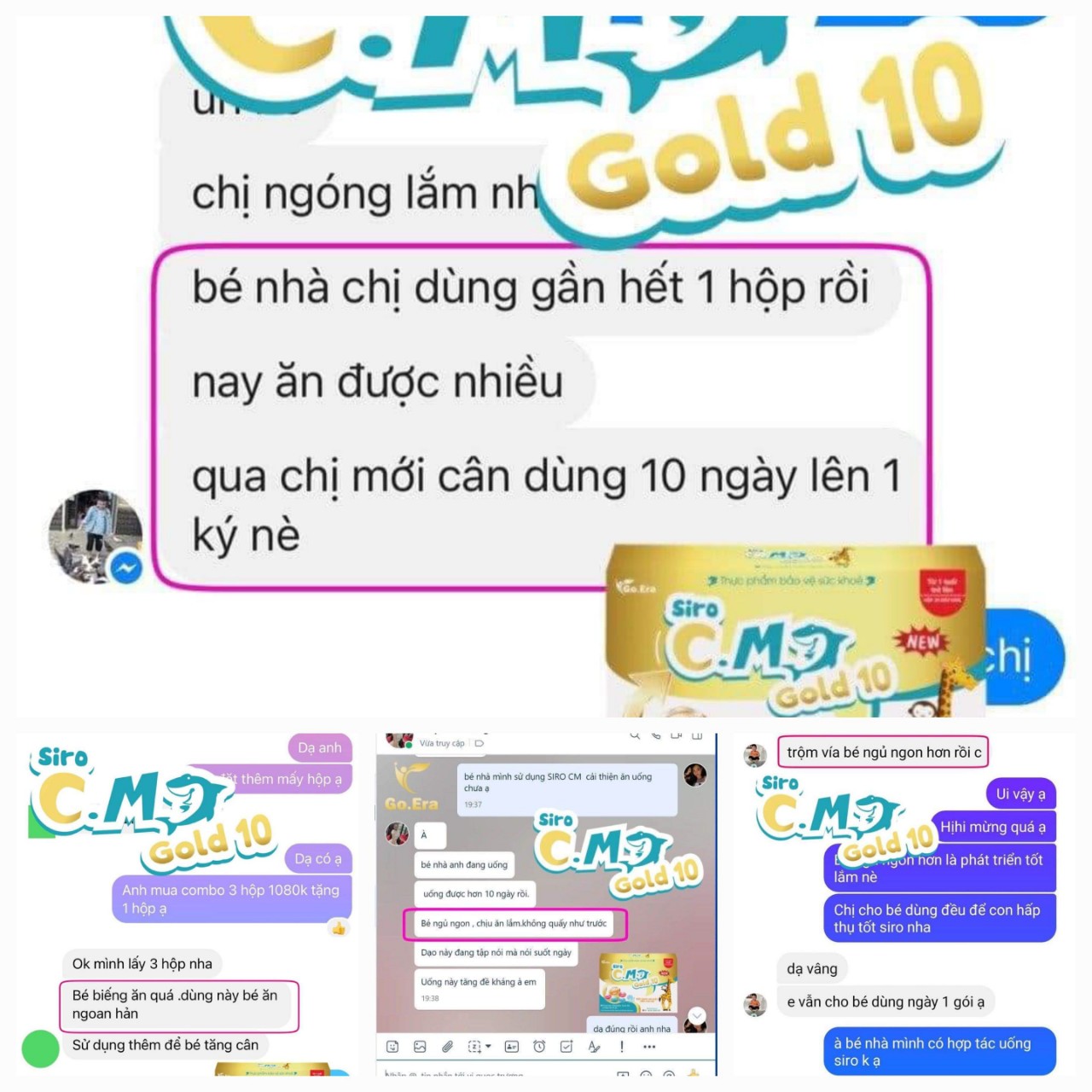 [HCM]Combo 3 Hộp Siro Cá Mập Gold 10 Mẫu Mới