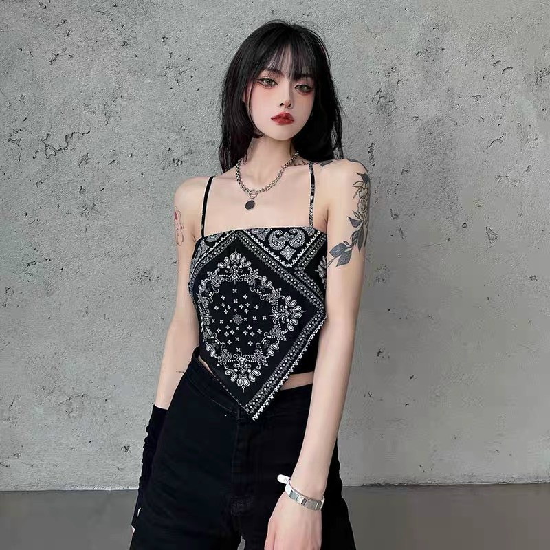 Áo hai dây khăn yếm bandana