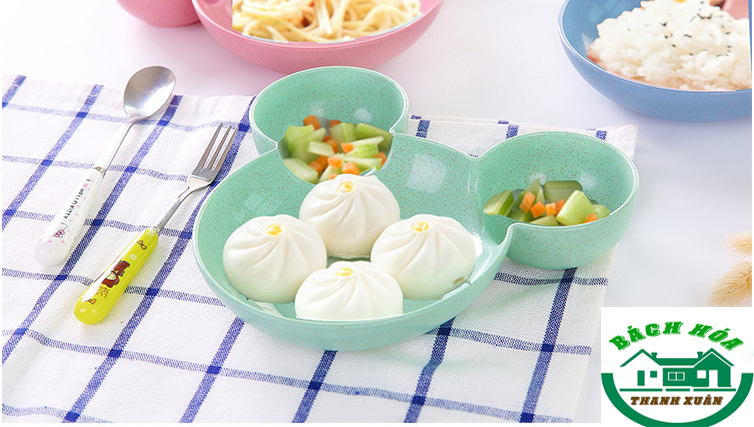 Bát lúa mạch hình chuột Mickey cho bé ăn dặm