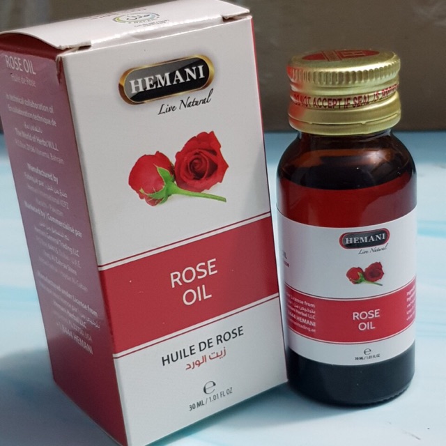 Tinh chất hoa hồng ROSE OIL HEMANI 30ml