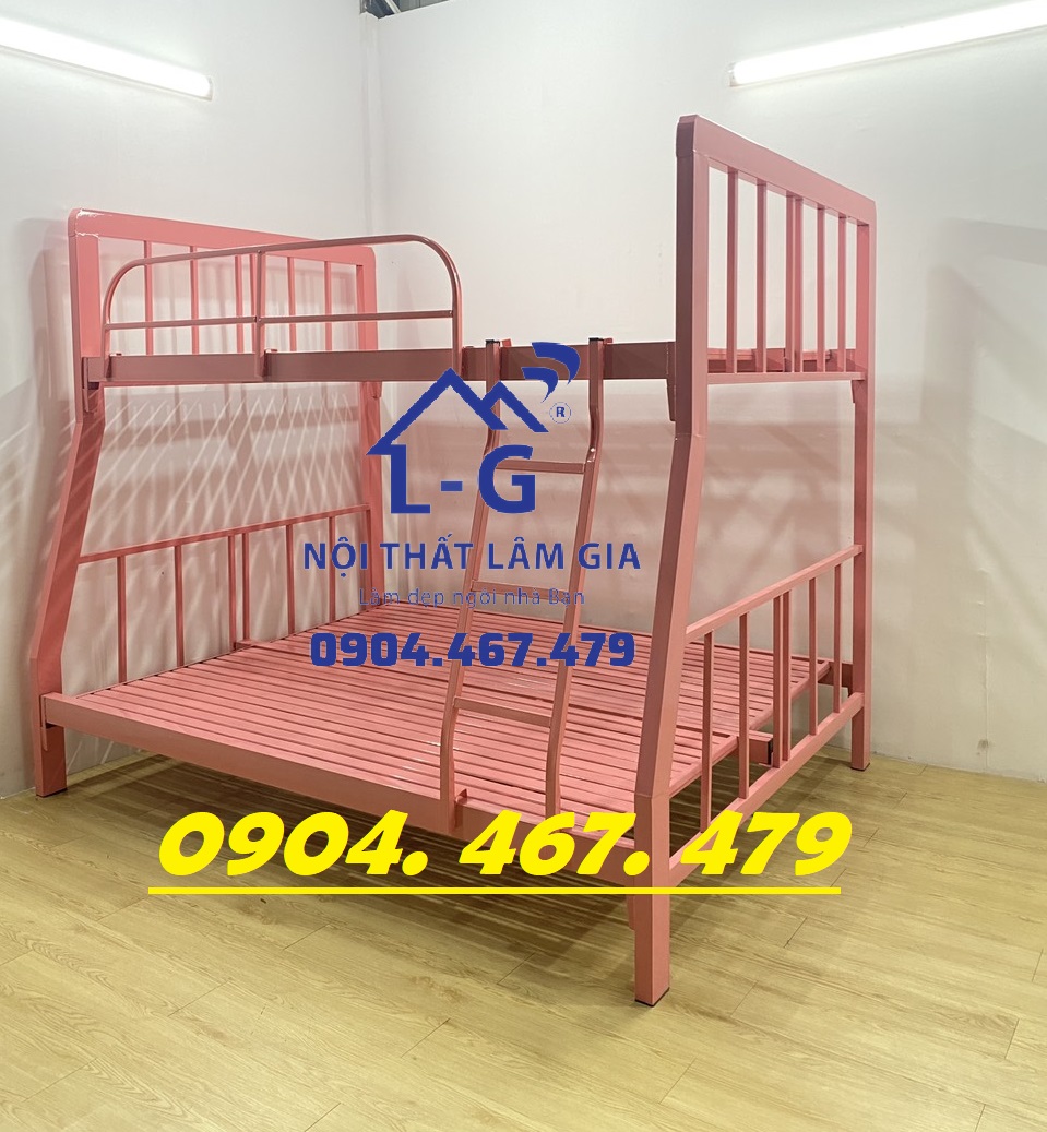 Giường tầng hộp 4x8 nhiều màu 1m2-1m4 - hàng mới 100%