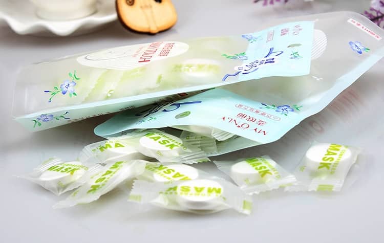 Bịch 20 viên mặt nạ giấy nén Silky JFFM01