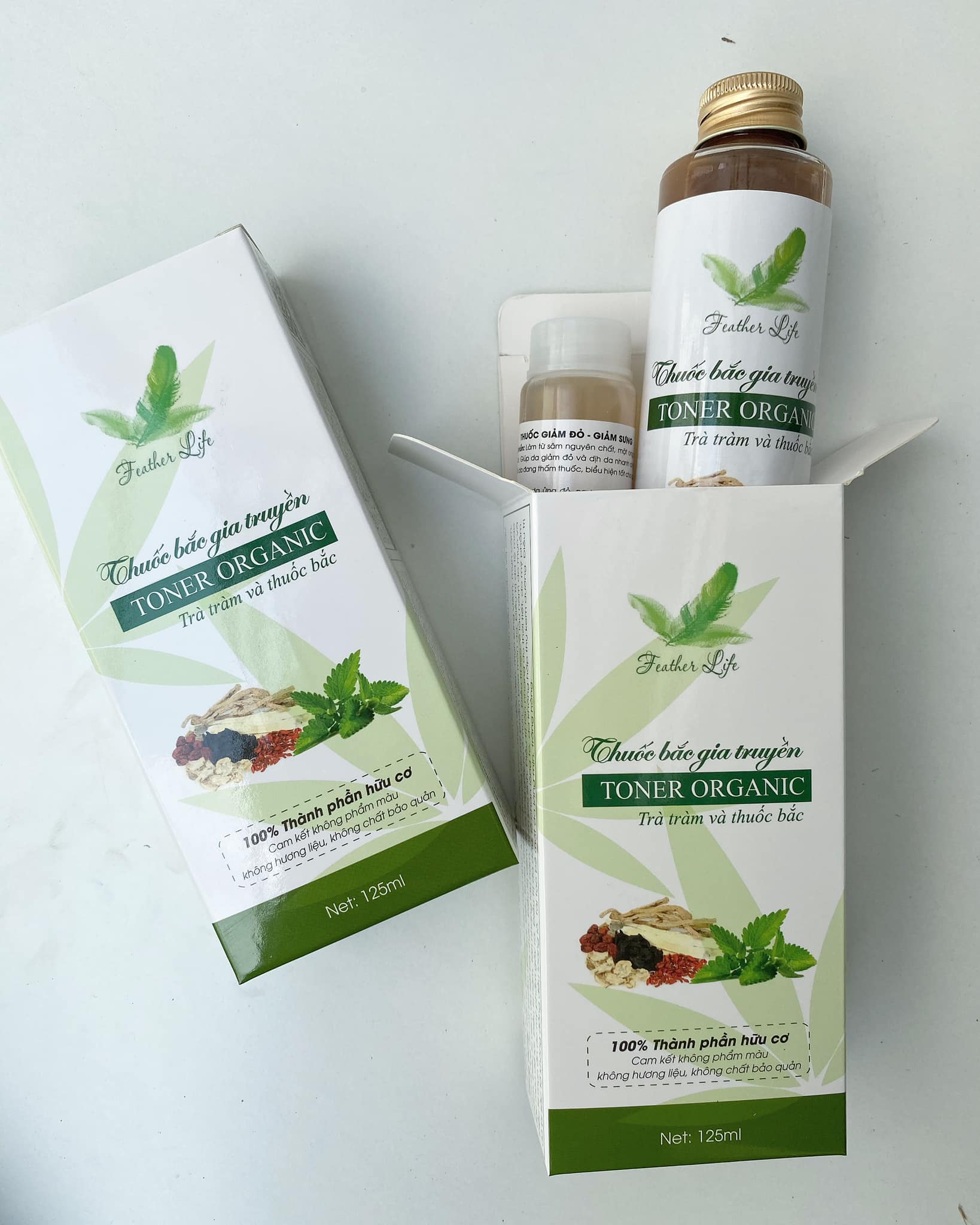 Combo 3 Chai thuoc bac tái tạo da hết mặt mụn lưng 2024 [125ML tặng kèm lọ giảm đỏ]