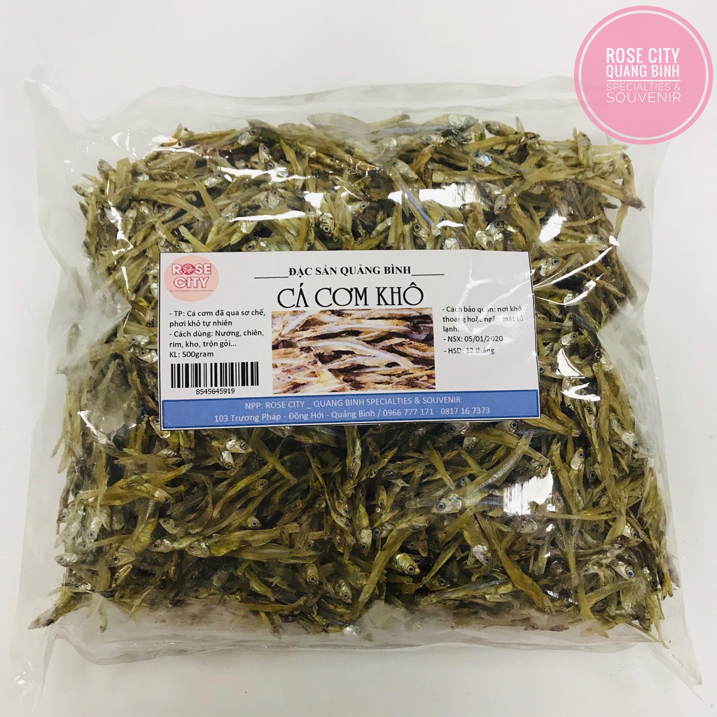 Đặc sản[ĐẶC SẢN HẢI SẢN QUẢNG BÌNH] - CÁ CƠM KHÔ NHỎ 400gramSiêu ngon