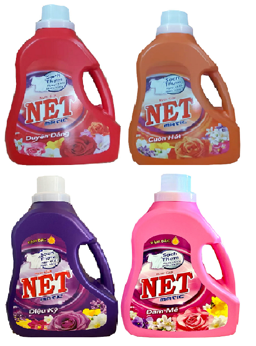 [HCM] Nước Giặt Net Matic  3.3L 4 màu