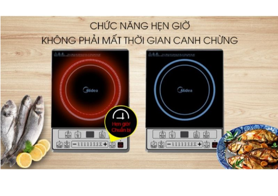 Bếp từ MIDEA MI-B2015DE 2000W ( tặng kèm nồi )