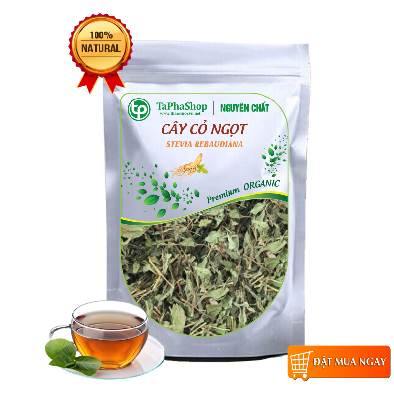 Cỏ ngọt thân lá sấy khô Tấn Phát 1kg
