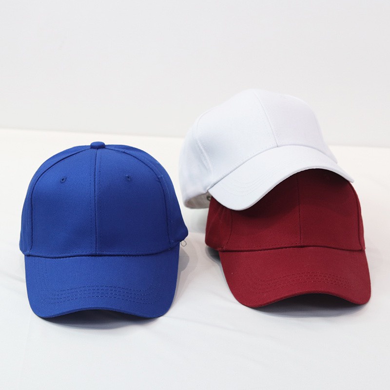 Mũ Lưỡi Trai Nón Kết trơn Quai dán 423 Phong Cách Ulzzang Form Unisex Nam Nữ
