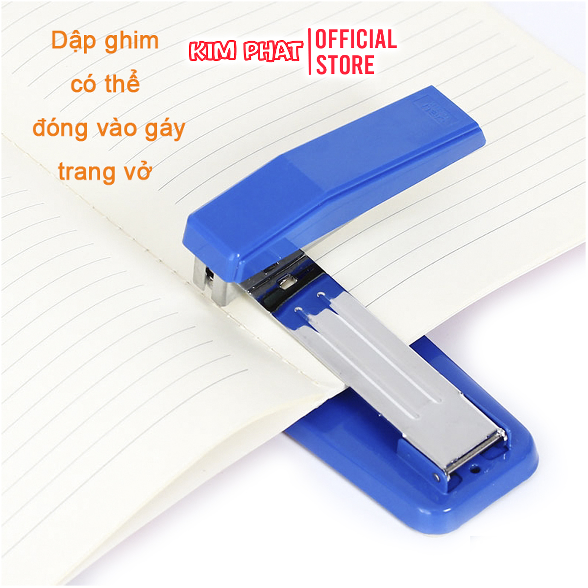 Dập ghim, bấm kim xoay có thể đóng giữa trang vở Sunwood 8414