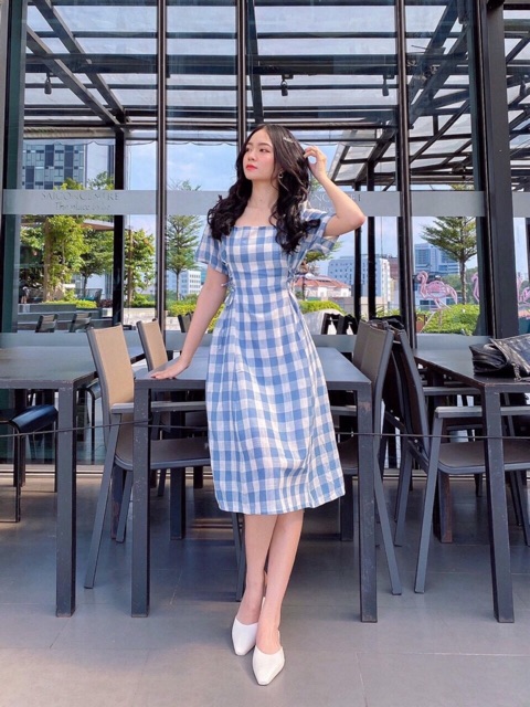 Đầm đan dây eo 8 màu