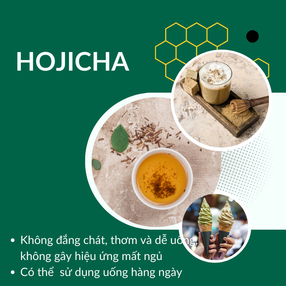 Bột Trà Rang Houjicha Nhập Khẩu Nhật Bản Dùng Trong Pha Chế Đồ Uống, Trà Đạo (Dạng Bột)