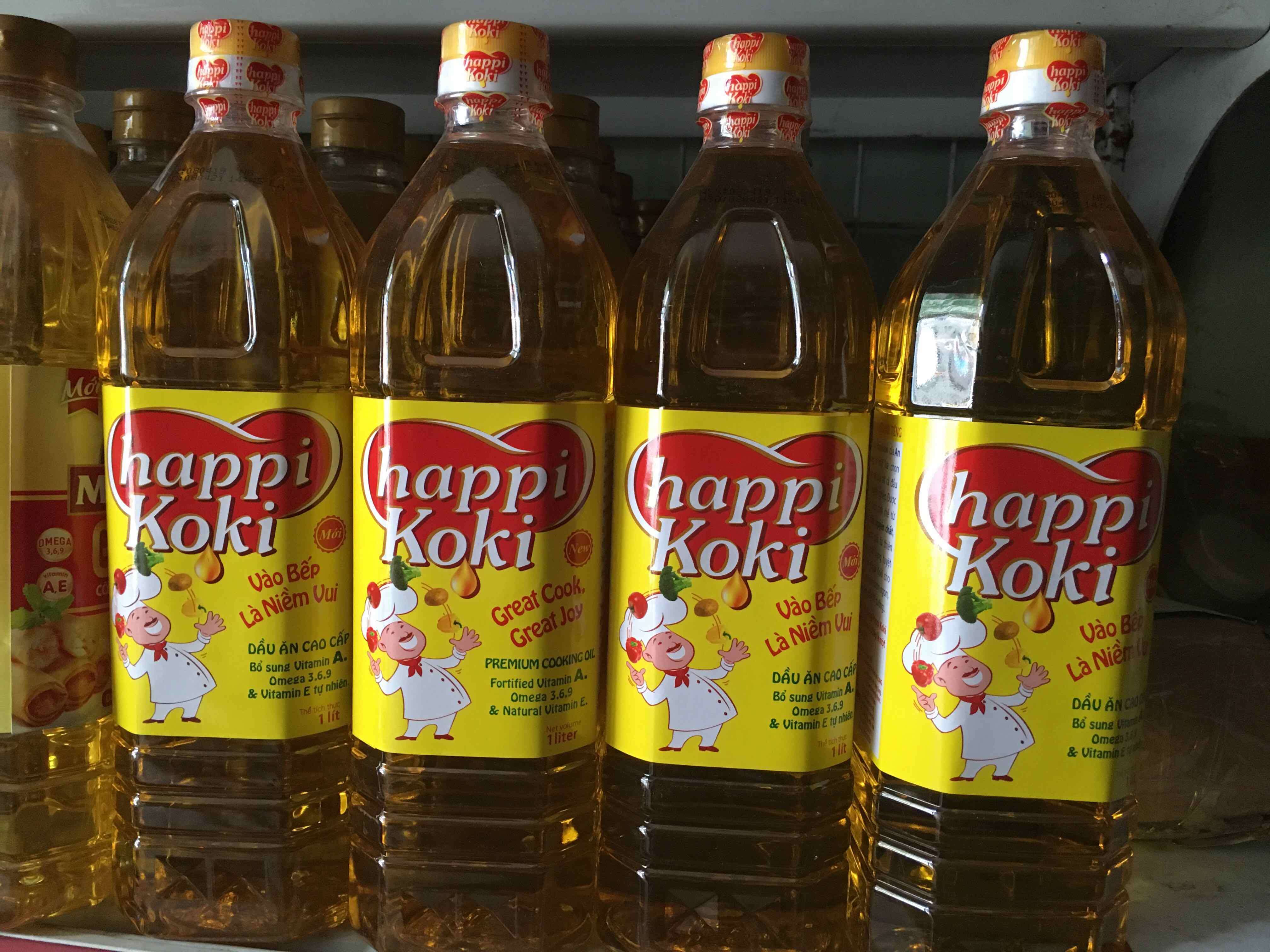 Dầu Ăn Happy koki 1L Date 2027