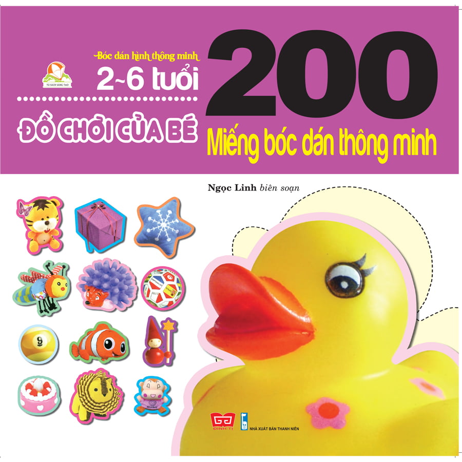 Fahasa - đồ chơi của bé - 200 miếng bóc dán thông minh