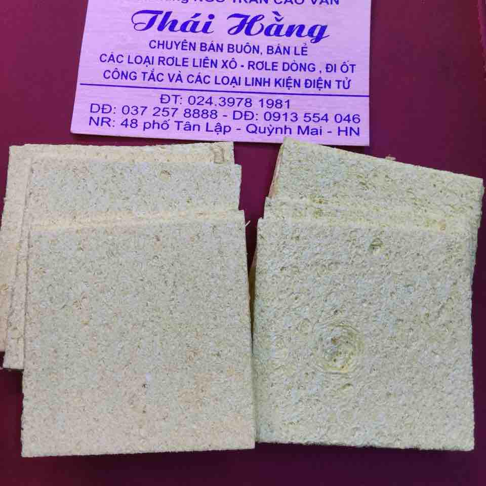 Miếng bọt chùi mỏ hàn giá cho 10 miếng