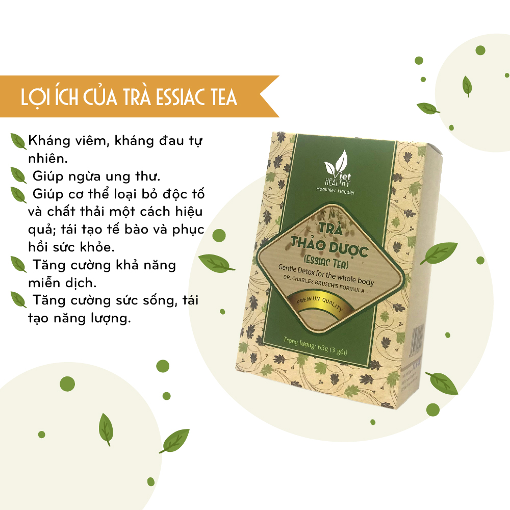 Trà thảo dược ( eassiac tea ) 63g viethealthy