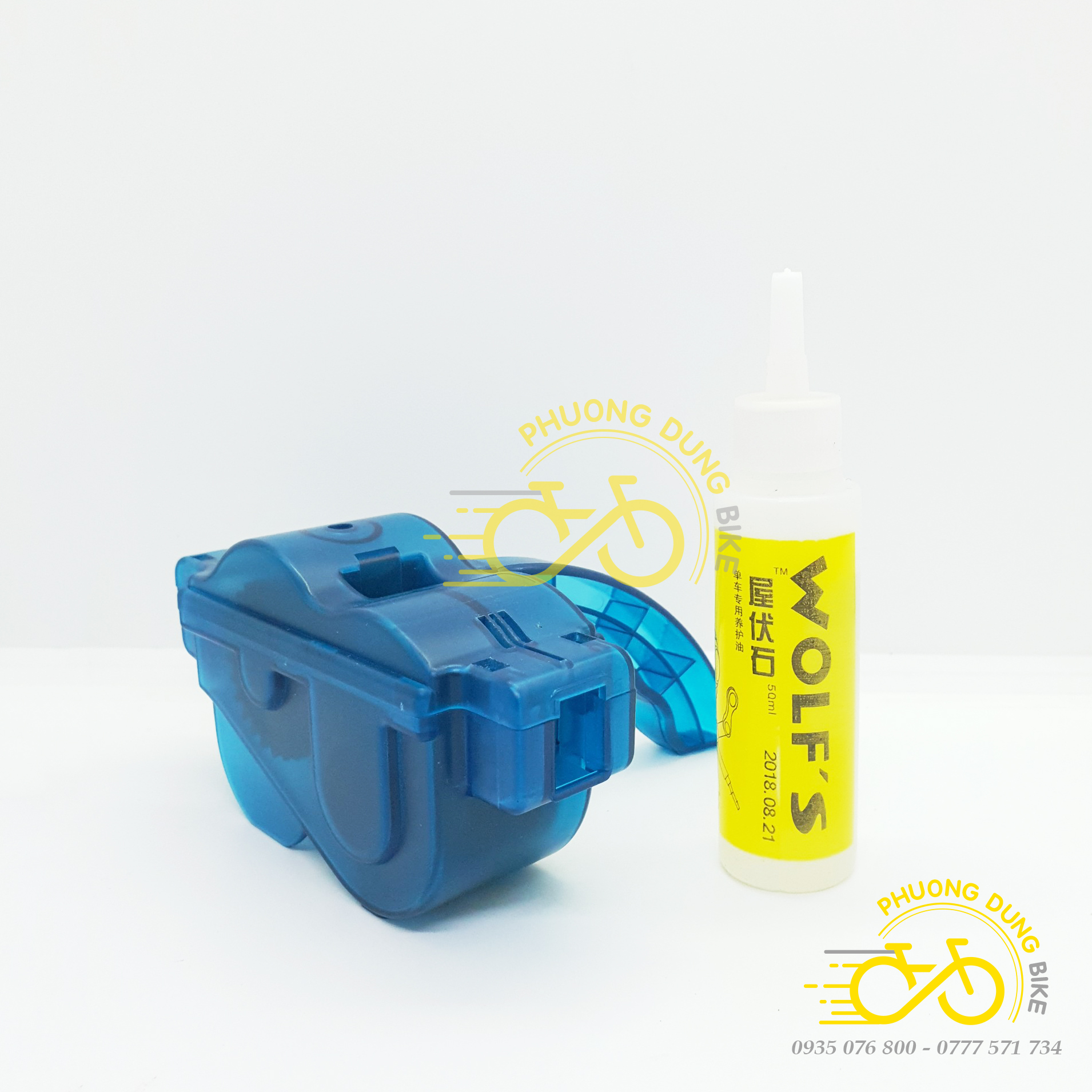 ombo Dầu Tra Xích Wolf’s + Dụng Cụ Vệ Sinh Xe Đạp – Làm Sạch & Bôi Trơn Xích, Líp, Đĩa