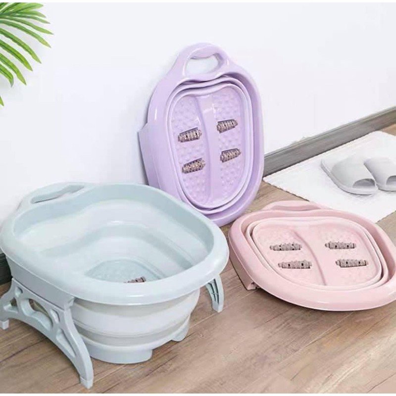 Chậu Ngâm Chân Massage Gấp Gọn