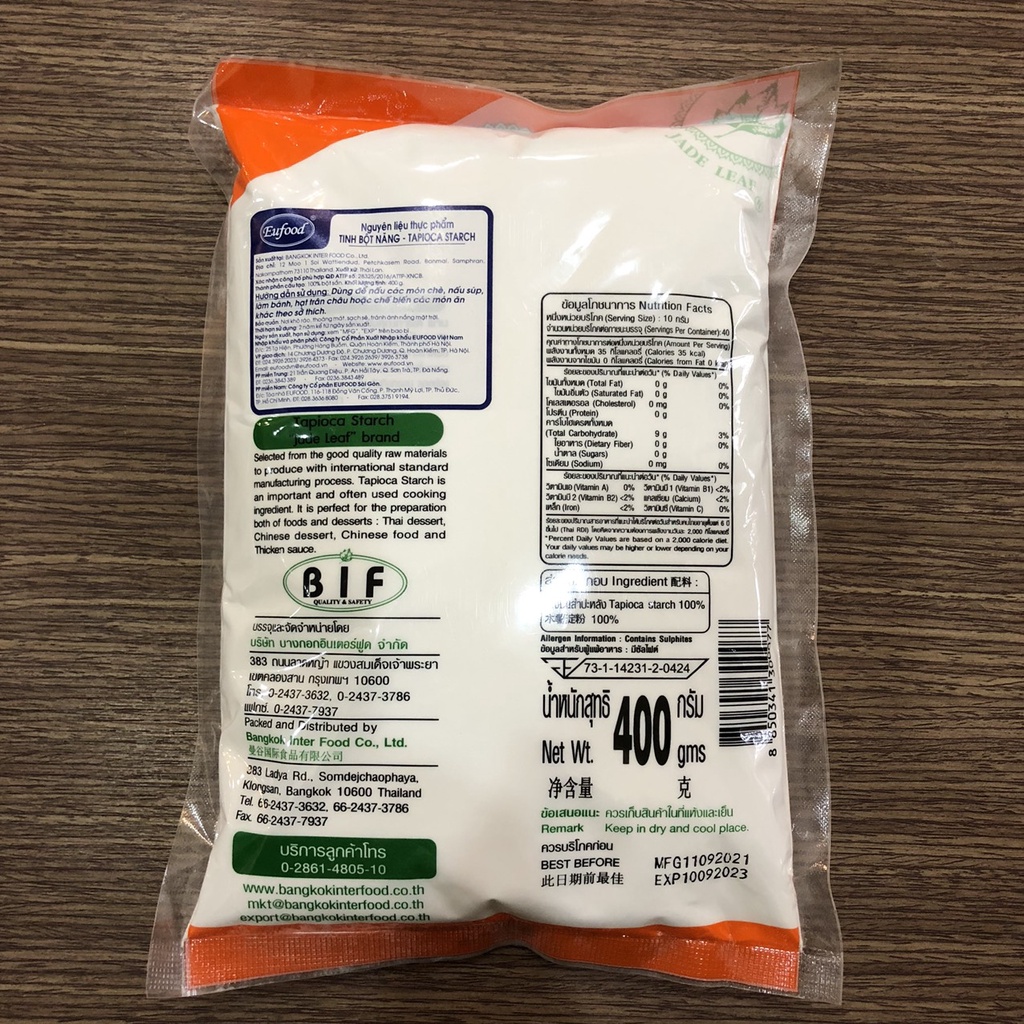 Bột năng Thái 400g
