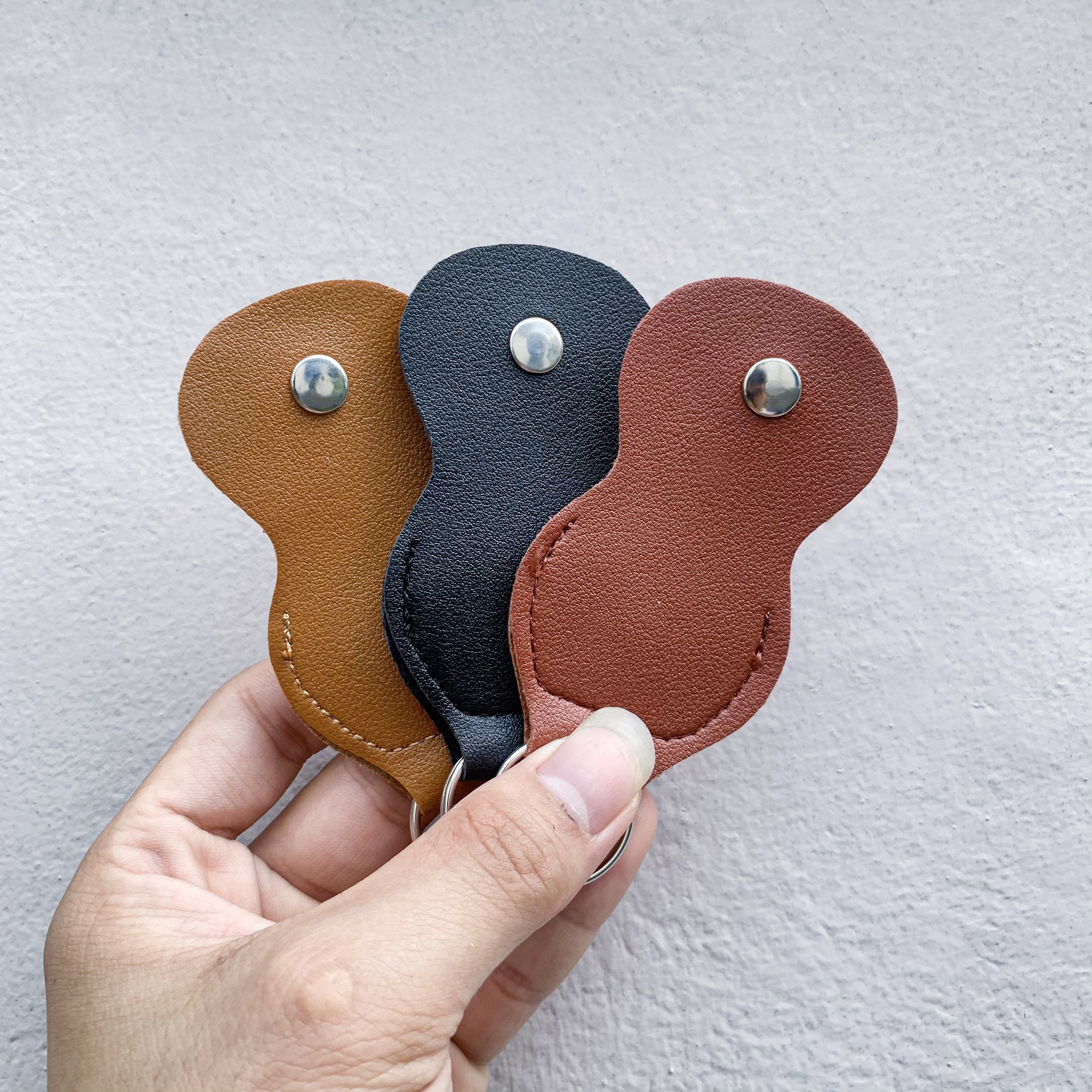Móc khóa - bao đựng pick Guitar | Chất liệu giả da