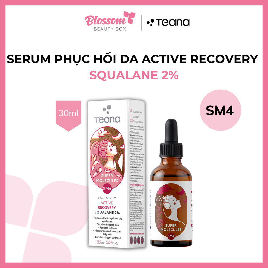 Serum phục hồi da teana sm4 active recovery squalane 2%
