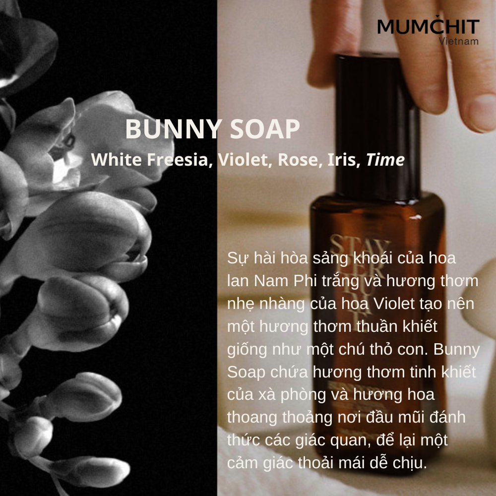 Nước Hoa Mumchit - Mumchit Stay Perfume BUNNY SOAP 80ml