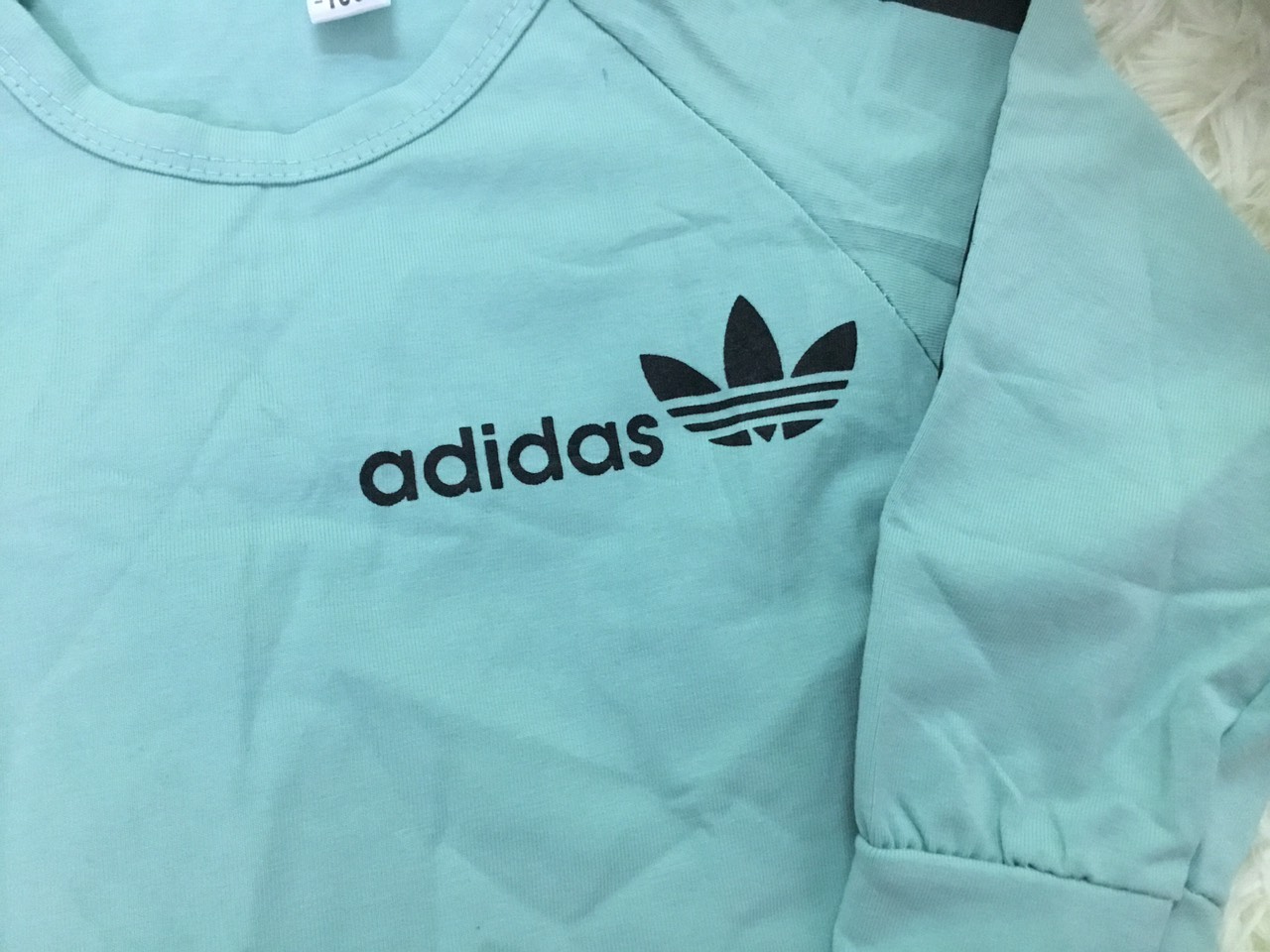 Đồ bộ thun coton Adidas dài bé trai và bé gái (10-20kg)