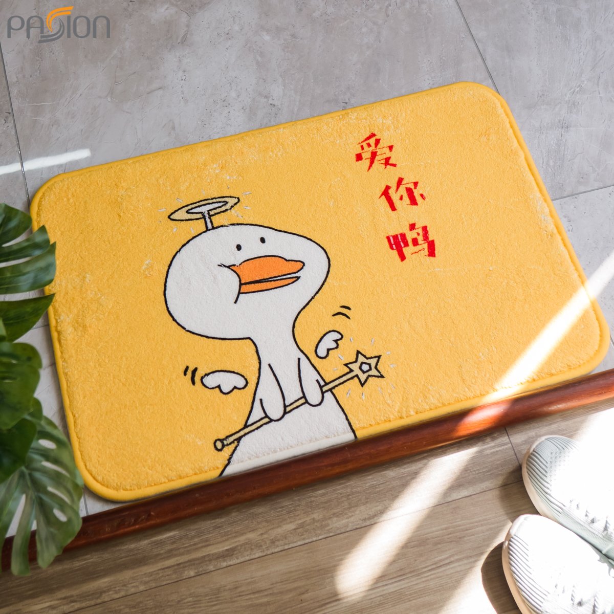 [HCM]Thảm Lau Chân Cotton Len Cừu Hoạt Hình