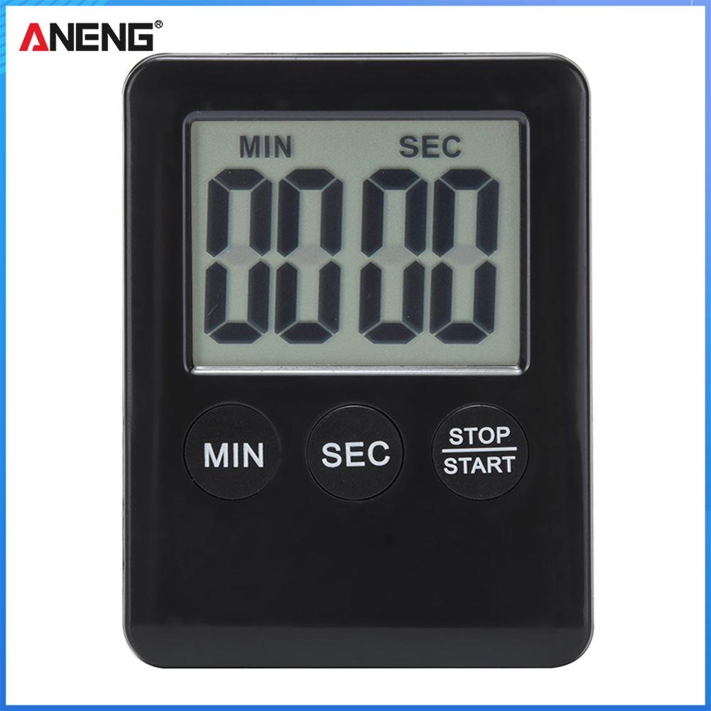 Super Thin LCD Digital Screen Kitchen Timer Cooking Countdown Alarm Clock