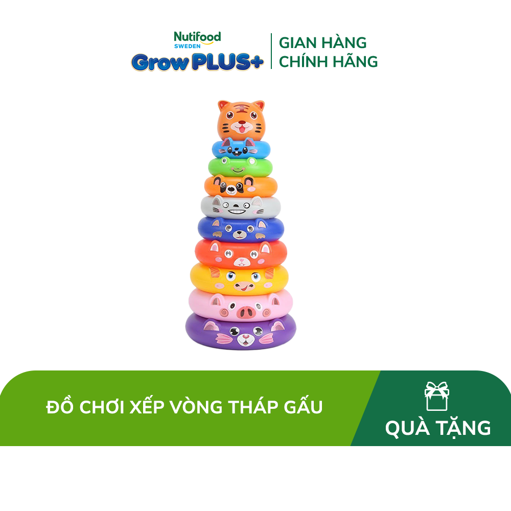[Gift] Đồ chơi xếp vòng tháp gấu