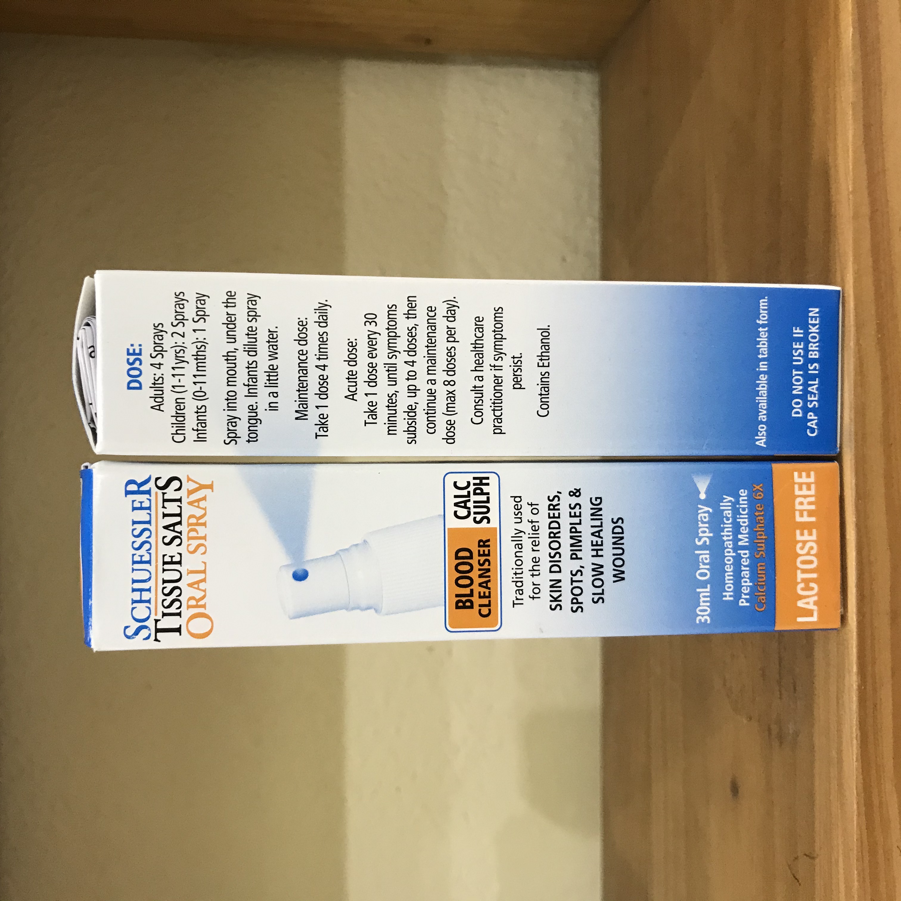 Tissue Salts Spray Blood Cleanser