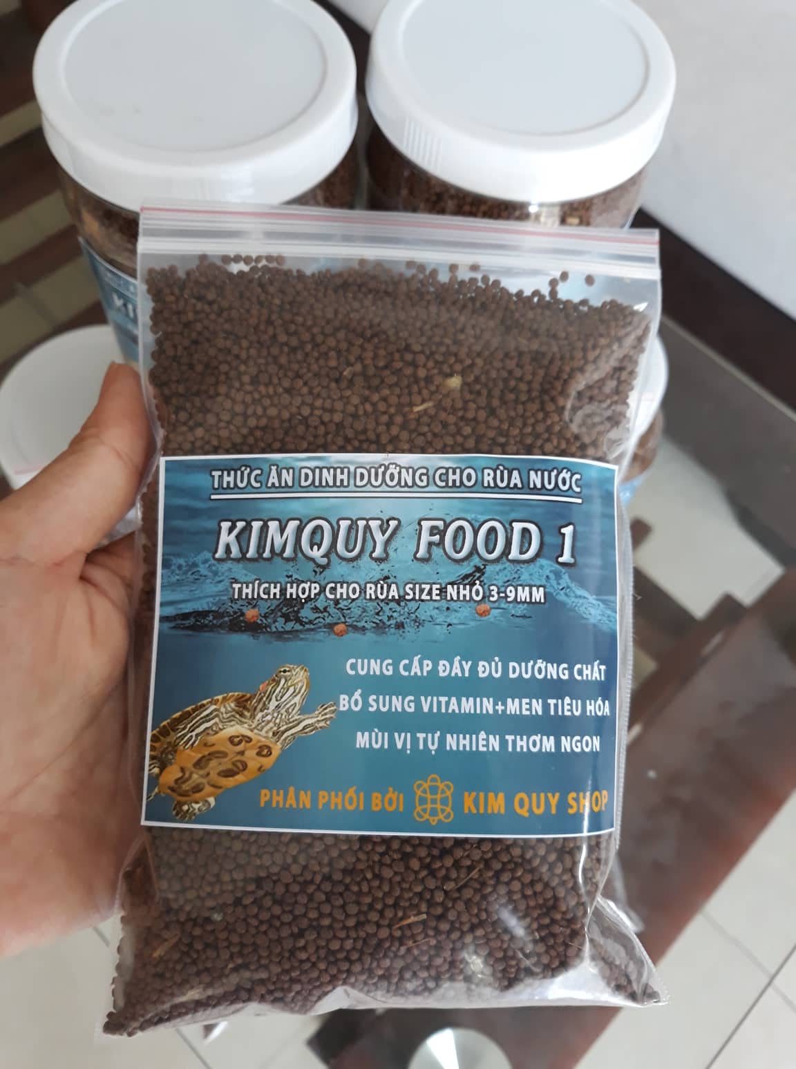 Thức ăn Kimquy dành cho rùa nước (200gr)