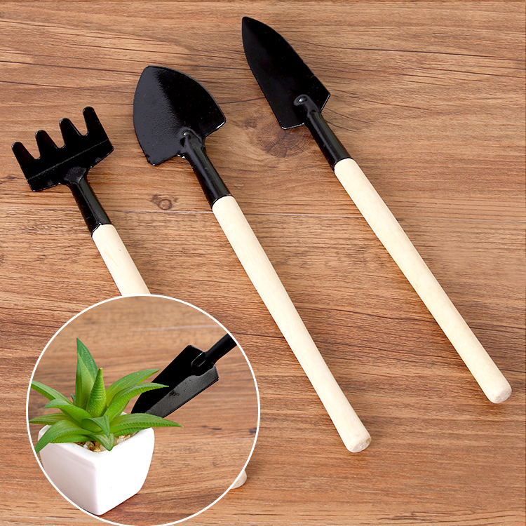 Bộ  dụng cụ làm vườn mini 3 món-sử dụng tiện lợi dể cất gọn