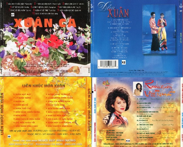 Bộ 4 Đĩa CD nhạc xuân