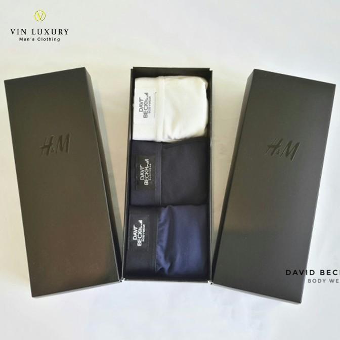 [Nhập RS0822 giảm 30k cho đơn 99k][HÀNG CHUẨN] Hộp 3 Quần Lót Nam Boxer David Beckham