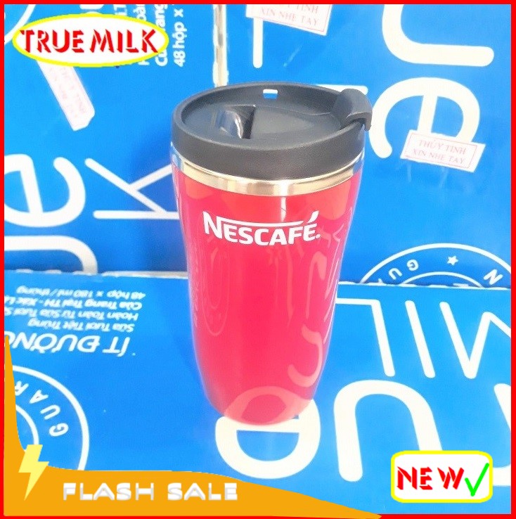 Ly giữ nhiệt Nescafe 250ml cao cấp- binh giu nhiet cao cấp - chai giu nhiet - lo giu nhiet - hàng chính hãng - ly giu nhiet - binh nuoc giu nhiet - binh giu nhiet sang trong - binh giu nhiet lock&lock - LyNesTo - trueme truemilk truemenews LazadaTrueMe
