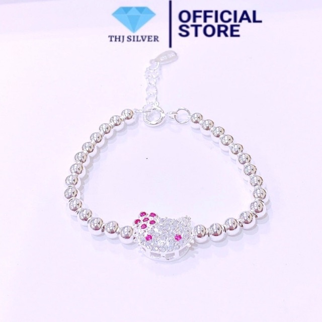 Lắc tay mèo kitty cho bé yêu bạc ta