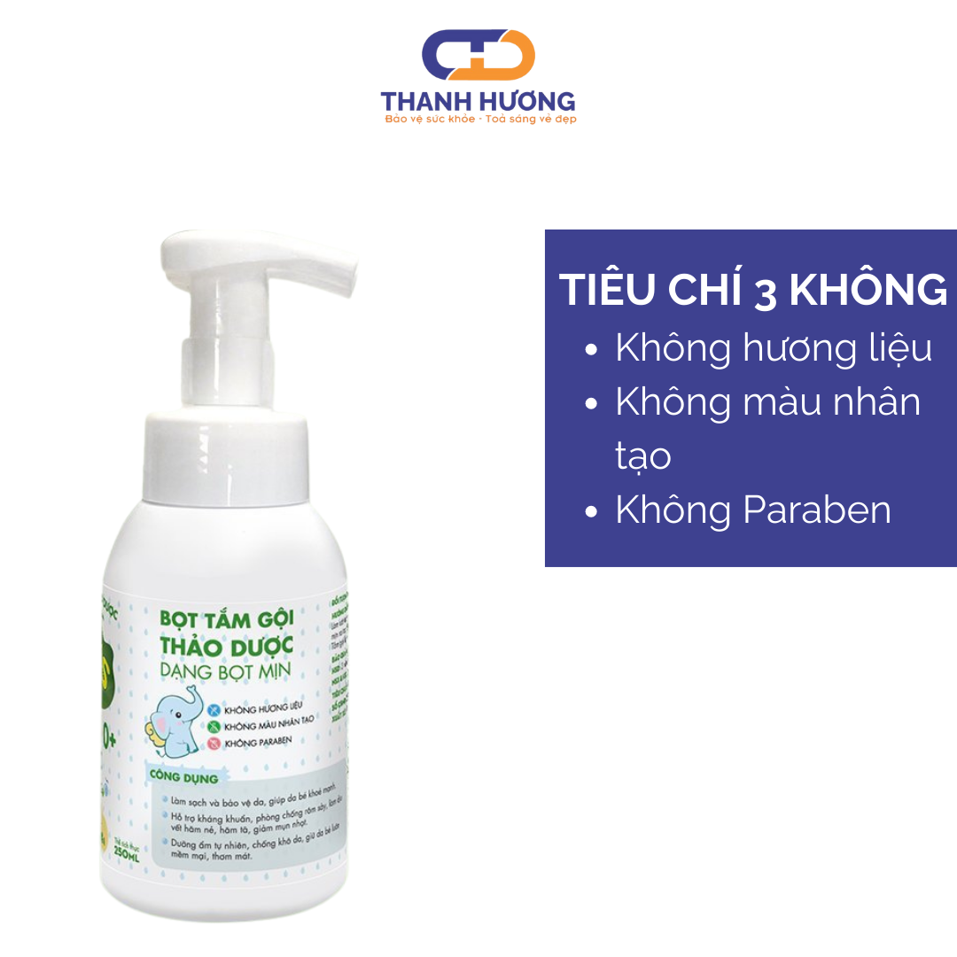 Bọt tắm gội thảo dược cho trẻ từ sơ sinh Elemis Bubble 250ml