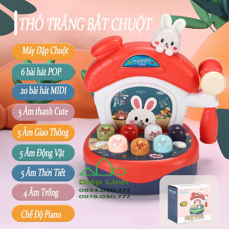 Bộ đồ chơi đập chuột nhiều chức năng cho bé