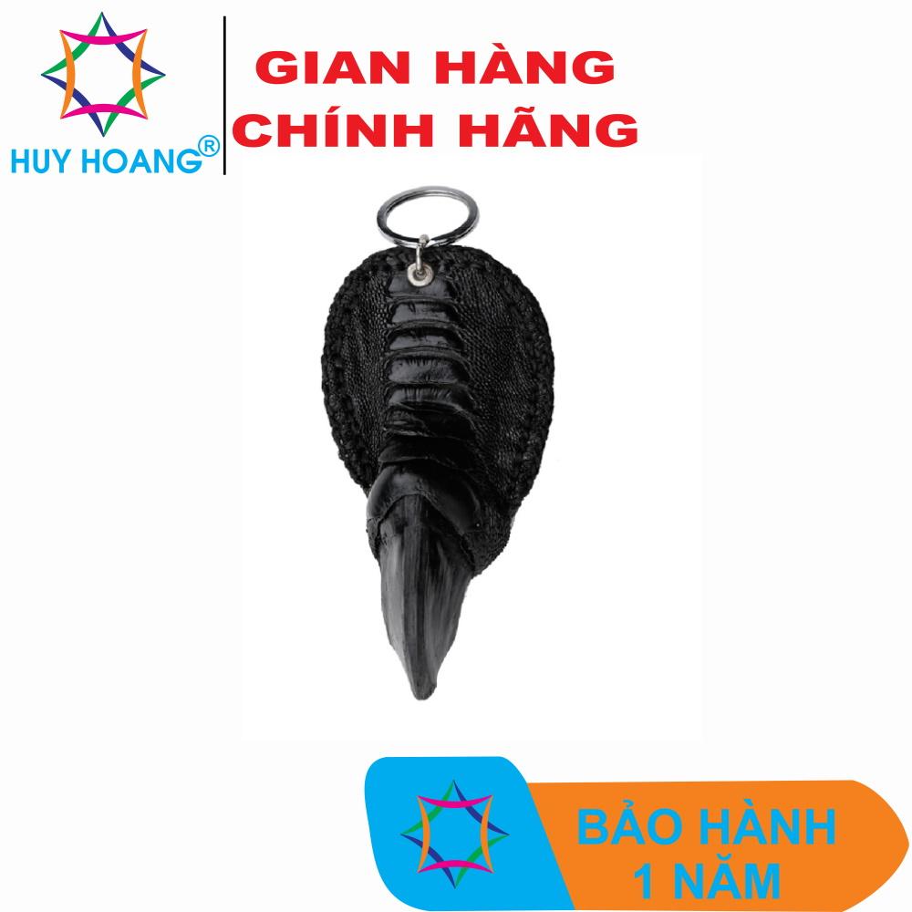 Hk8425 black ostrich foot buckle keychain