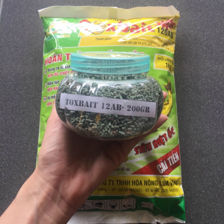 diệt ốc Sên , ốc Bươu Vàng Toxbait 200gr