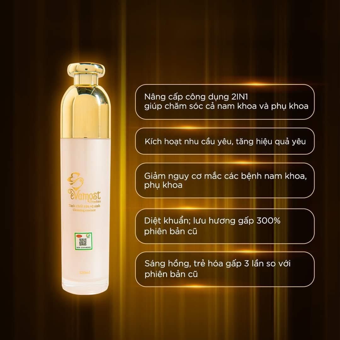 [HCM] [Chính hãng] Dung dịch vệ sinh phụ nữ Evamost - Hộp 2 lọ